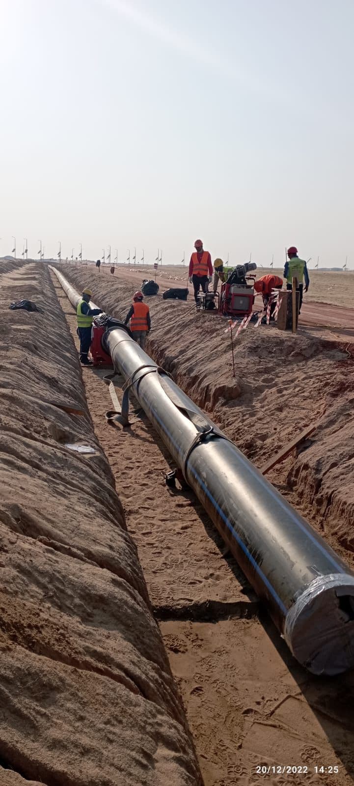 HDPE Pipes Installation