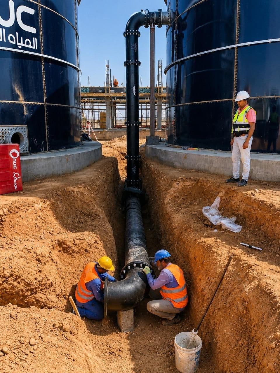 DI Pipes Installation